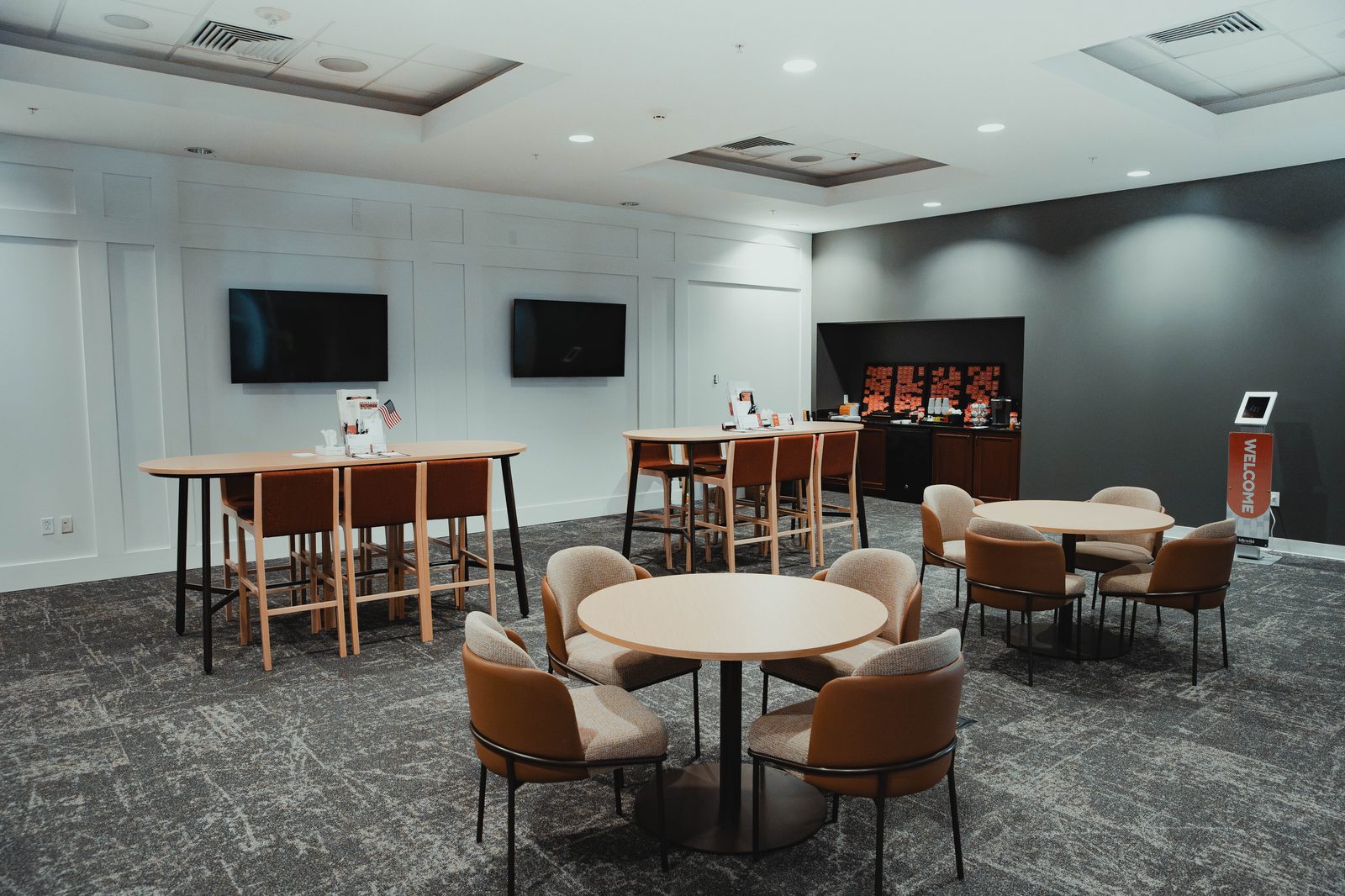 Guest Central coffee and welcome area