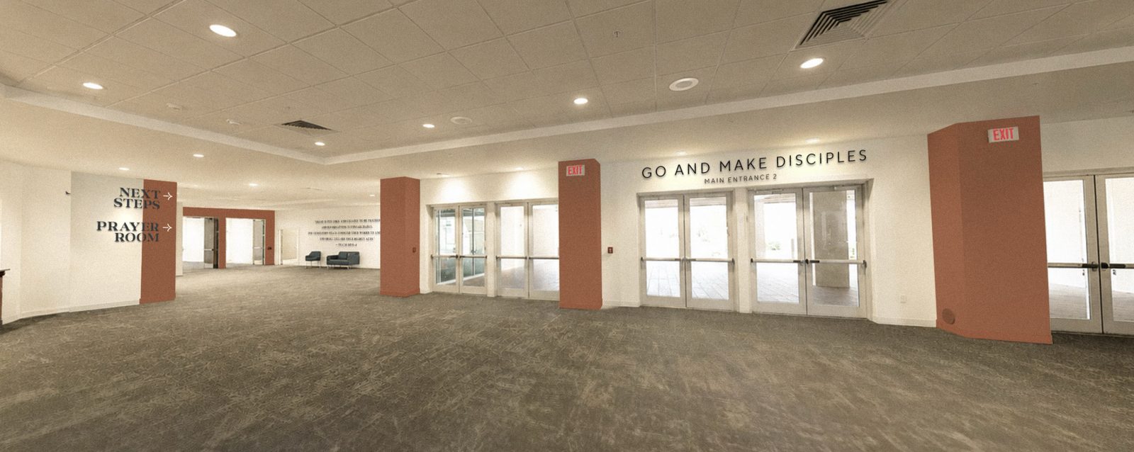 Wayfinding entrance