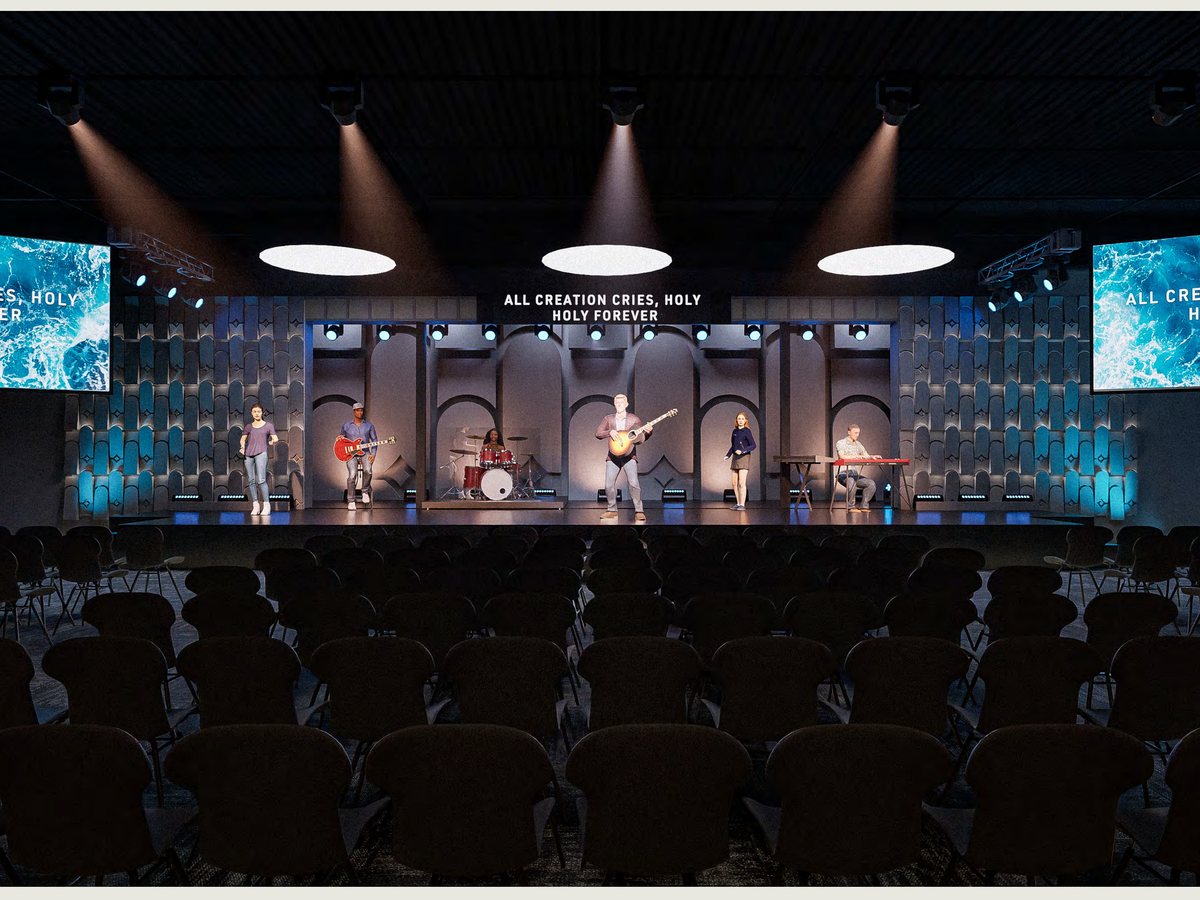 Hall 1 & Hall 2 rendering