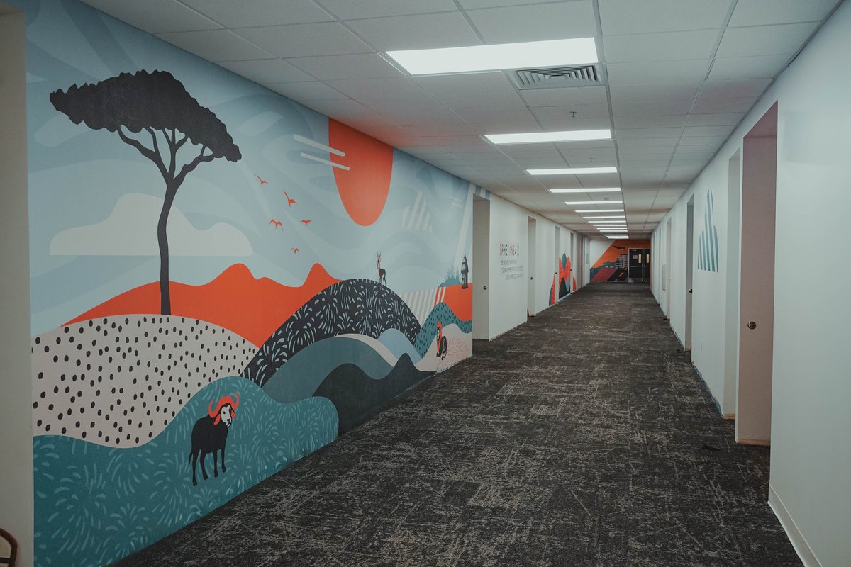 Africa mural