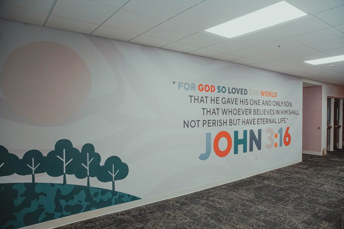 John 3:16 scripture wall