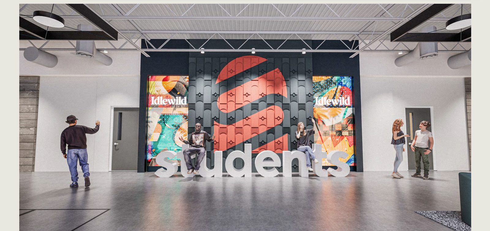 Students wall
