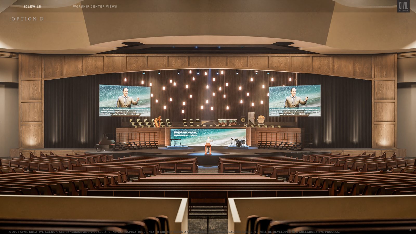Worship Center rendering
