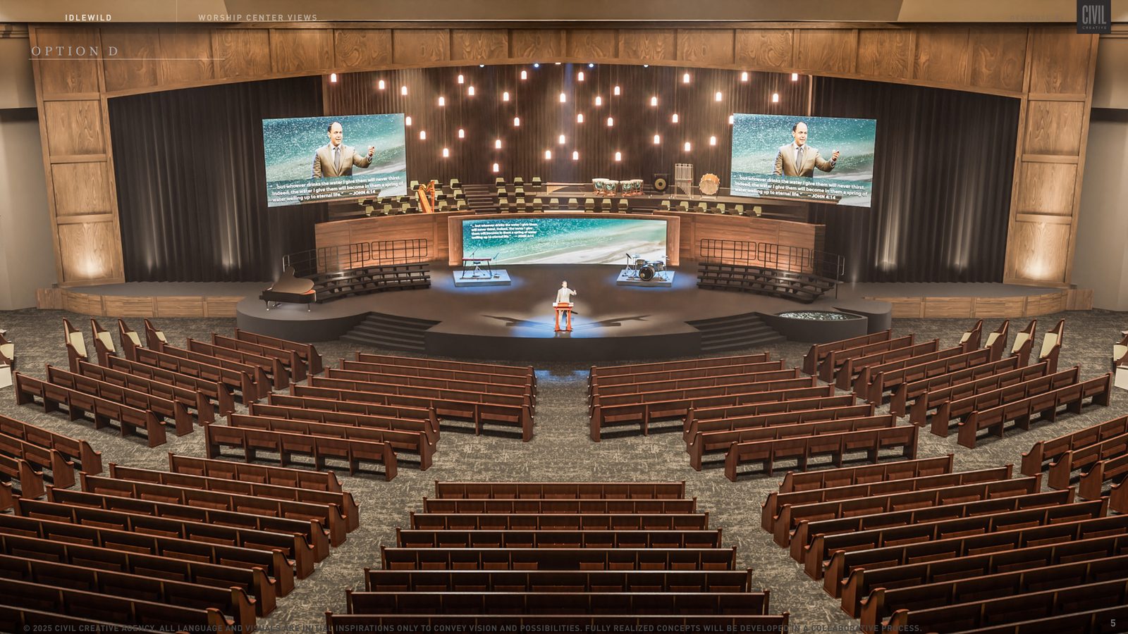 Worship Center wide view