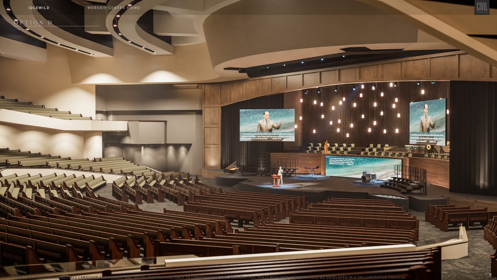 Worship Center from the terrace